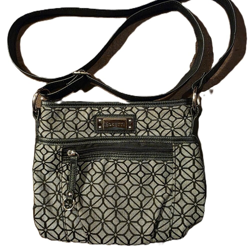 ROSETTI crossbody handbag PURSE Black - Patterned
